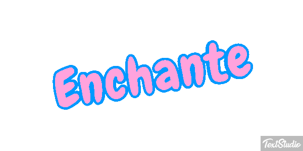 Enchanté Effet de texte