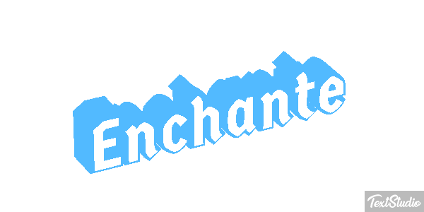 Enchanté Effet de texte