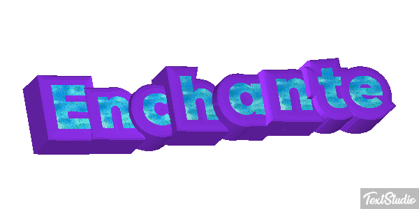 Enchanté Effet de texte