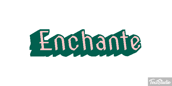 Enchanté Effet de texte