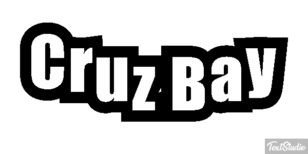 Cruz Bay Effetto testo