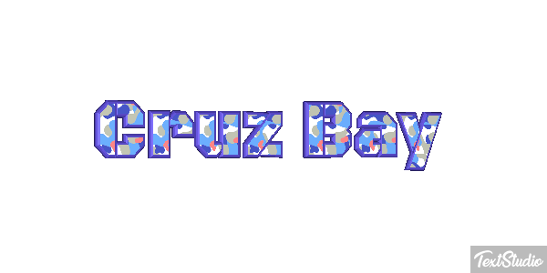 Cruz Bay Effetto testo