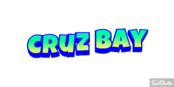 Cruz Bay Effetto testo