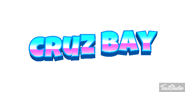 Cruz Bay Effetto testo