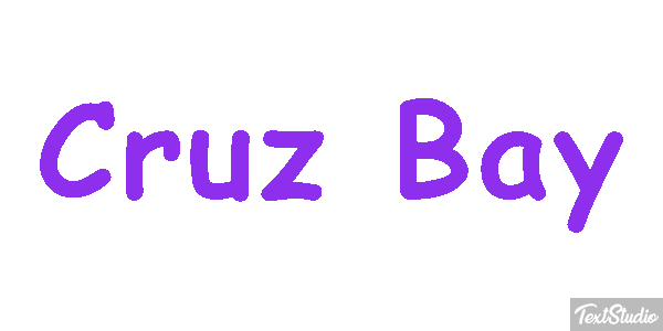 Cruz Bay Effetto testo
