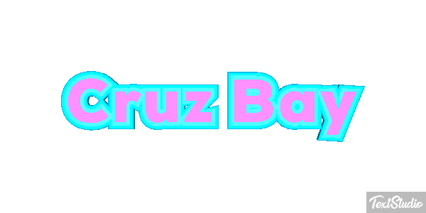 Cruz Bay Effetto testo