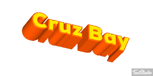 Cruz Bay Effetto testo