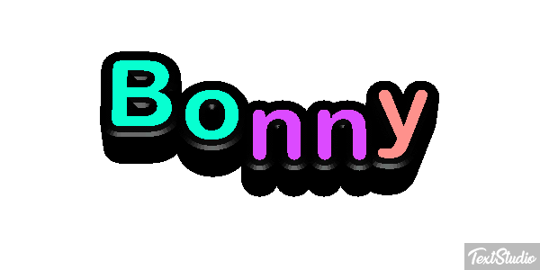 Bonny Efekt tekstowy