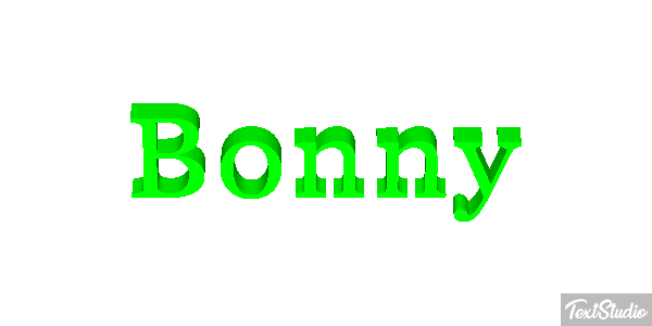 Bonny Efekt tekstowy