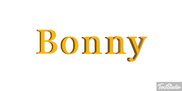 Bonny Efekt tekstowy