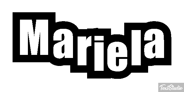 Mariela Efecto de texto