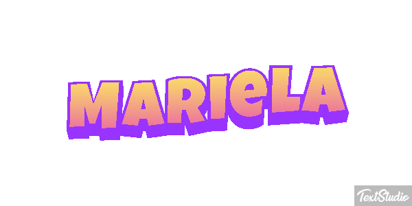 Mariela Efecto de texto