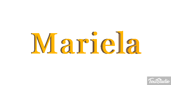 Mariela Efecto de texto