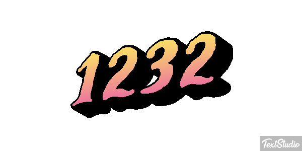 1232 Текстовый эффект