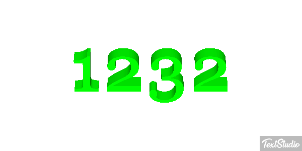 1232 Текстовый эффект
