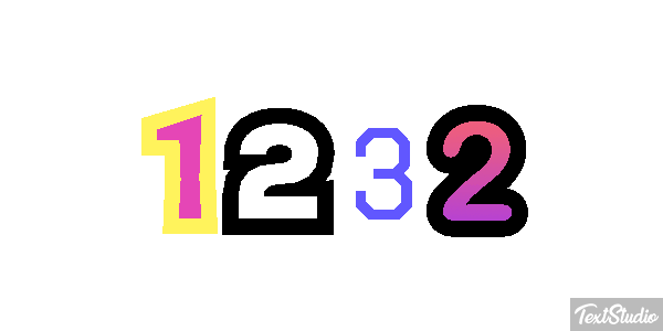 1232 Текстовый эффект