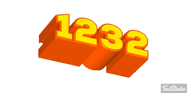 1232 Текстовый эффект