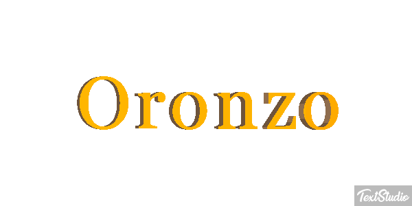 Oronzo Effetto testo