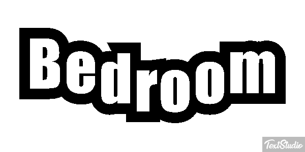 Bedroom Text effect