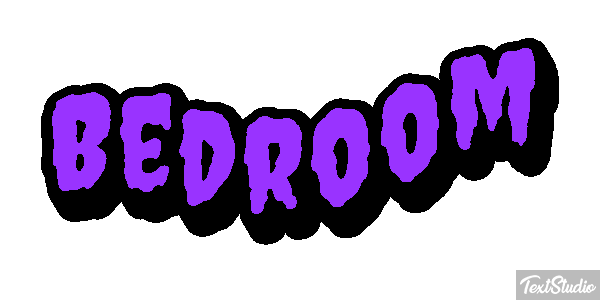 Bedroom Text effect