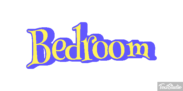 Bedroom Text effect