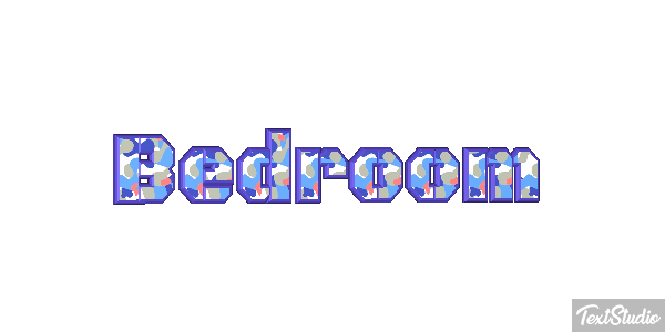 Bedroom Text effect