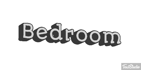 Bedroom Text effect