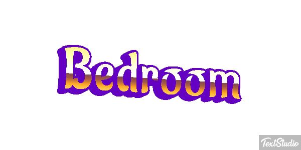 Bedroom Text effect