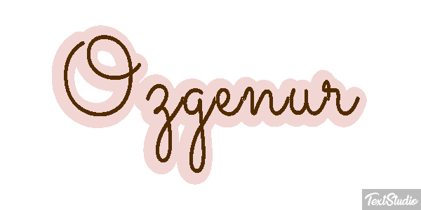 Özgenur Efecto de texto
