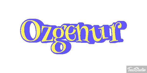 Özgenur Efecto de texto