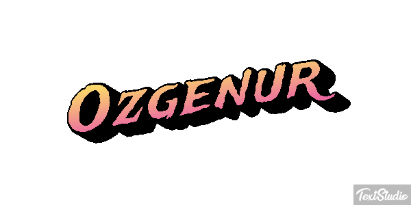 Özgenur Efecto de texto