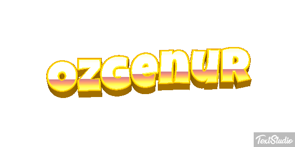 Özgenur Efecto de texto