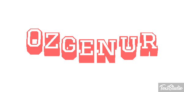 Özgenur Efecto de texto