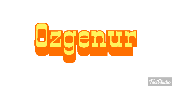 Özgenur Efecto de texto