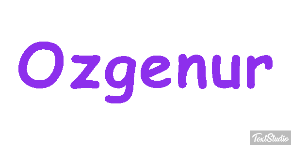 Özgenur Efecto de texto