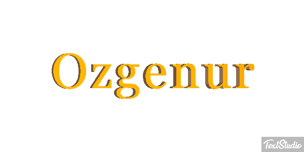 Özgenur Efecto de texto