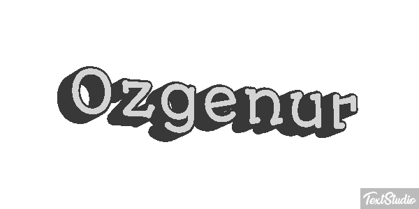 Özgenur Efecto de texto