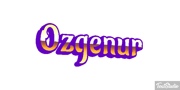 Özgenur Efecto de texto