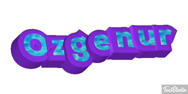 Özgenur Efecto de texto