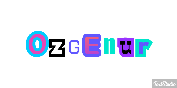 Özgenur Efecto de texto