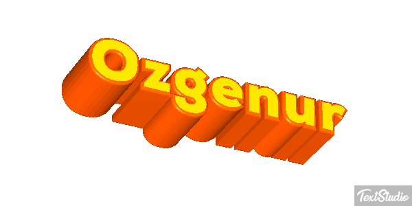 Özgenur Efecto de texto