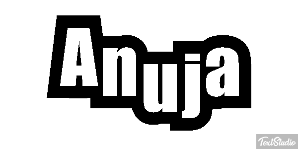 Anuja Text effect