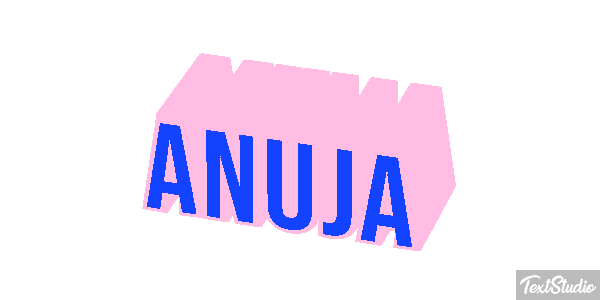 Anuja Text effect