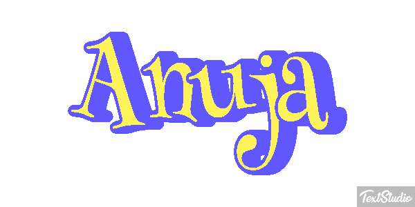 Anuja Text effect