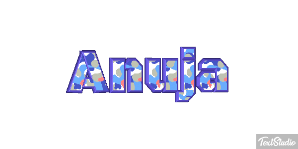 Anuja Text effect