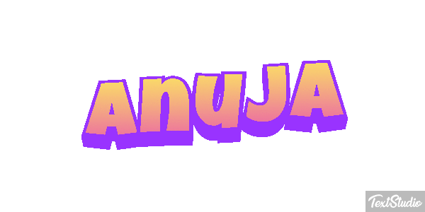 Anuja Text effect
