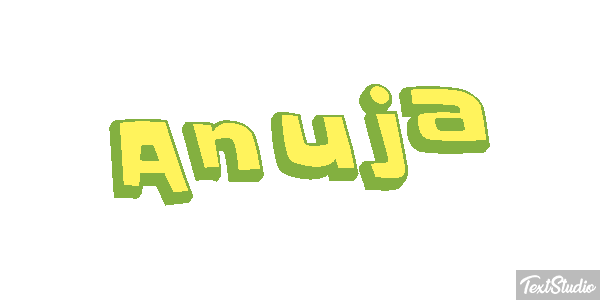 Anuja Text effect