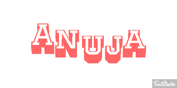 Anuja Text effect