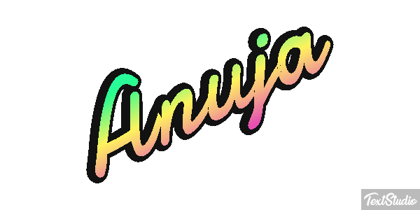 Anuja Text effect