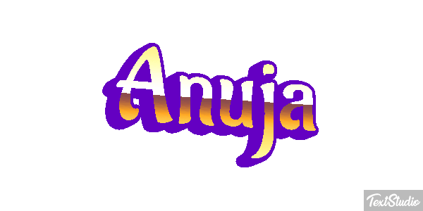 Anuja Text effect